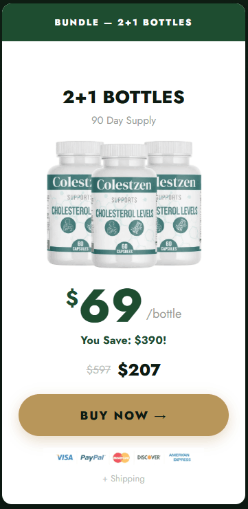 Order ColestZen 3 Bottles